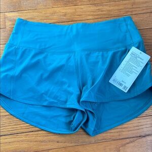 Lululemon Speed Up HR 2.5” Teal Lagoon